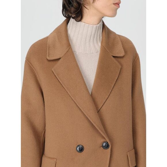 Hanita Coat Woman Camel - Picture 4 of 4